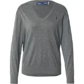 Ralph Lauren for woman. 211972105001 Gray Parkside Jersey (S), Casual, Grey, Cotton, Long sleeve