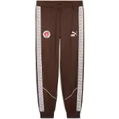 Puma Urheiluhousut 'FC St. Pauli King Anthem' ruskea / punainen / valkoinen
