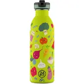 24Bottles Urban Bottle – Veggie Friends – Lime – 500 ml