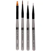 Depend Nail Art Brush Kit, 4-Pack