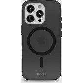 Holdit Phone Case Transparent Magsafe Compatible Black iPhone 16 Pro Max