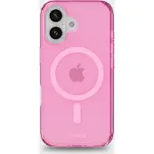 Holdit Phone Case Transparent Magsafe Compatible Pink iPhone 16