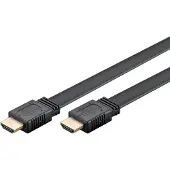 Goobay HDMI 2.1 Flat - 3m - Musta