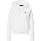 Ralph Lauren Fleece Pullover Hoodie - White - XS