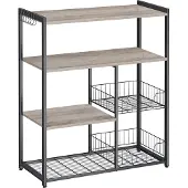 Songmics keittiökaappi, 35x80x95 cm, beige