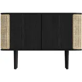 UMAGE Treasures 2-ovinen kaappi musta tammi/Venetian Cane