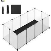 Songmics Häkki pienille eläimille, 125 x 63 x 42 cm, valkoinen