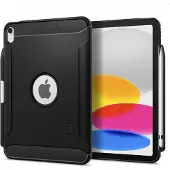 Spigen Rugged Armor iPad (2022) Suojakotelo - Matta Musta