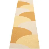 Pappelina Hill matto Ochre/Pale yellow/Cream 70 x 270cm