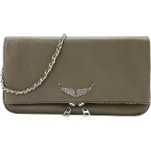 Zadig & Voltaire Rock Grained Leather - Khaki green - ONE SIZE