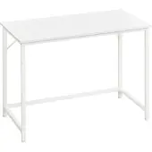 Songmics Työpöytä, VASAGLE, 100x50x75 cm, vaahteranvalkoinen.