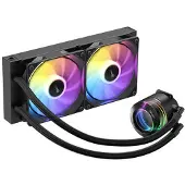 Antec Vortex Lum 240 ARGB AIO -nestejäähdytysjärjestelmä, Musta