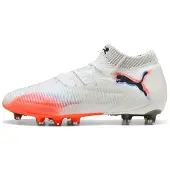 Puma Future 8 Ultimate Ag Untamed - Valkoinen/musta/hehkuva Punainen - Tekonurmi (Ag), koko 42