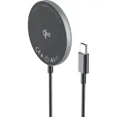 Wozinsky Qi2 magnetic 15W wireless inductive charger - black