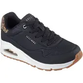 SKECHERS for woman. 177093 Trainers Uno Jungle Nite black (38), Flat, Laces, Casual