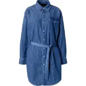 G-Star Belted Shirt Dress L\S Wmn - Blue - M