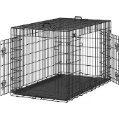 Songmics Koiranhäkki 136x79x87cm, musta
