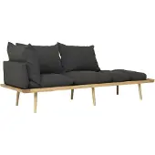 UMAGE Lounge Around 3-istuttava sohva Oak/Shadow