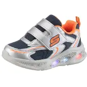 SKECHERS Meteor-Lights Glow Spike - Silver - 23