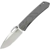 Kubey Blackout Framelock Ti Gray