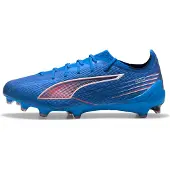 Puma Ultra 6 Ultimate Fg Untamed - Sininen/valkoinen/hehkuva Punainen Nainen - Nurmi (Fg), koko 41