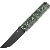 Kansept Knives BTF Linerlock Green CF