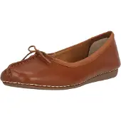 Clarks Ballerina 'Freckle Ice' ruskea