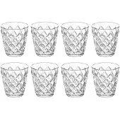 Koziol - Crystal Juomalasi 20 cl 8 kpl Kirkas