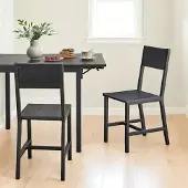 Vasagle Ruokapöydän tuoli, 36x46.6x87.1 cm, Antrasiitinharmaa, Söögitool, LDC092B01, 36 x 46.6 x 87.1 cm, antratsiithall-tintmust