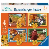 Ravensburger 4-in-1 Leijonakuningas-palapeli