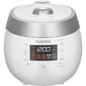 Cuckoo CRP-RT1008F, Valkoinen, 1,8 L, Alumiini, LED, Painikkeet, 1,2 m