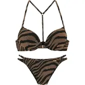 Bruno Banani Bikini ruskea / musta