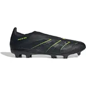 Adidas Predator League Laceless Fg/ag Electric Stealth - Musta/harmaa/lucid Sitruuna, koko 46