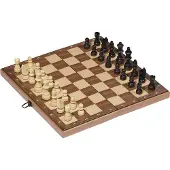 Goki Wooden Chess Set in Case