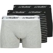 Jack & jones Junior Alushousut 'JACSOHO' meleerattu harmaa / musta / valkoinen