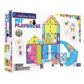 Magna-Tiles Pet Playhouse 50-osainen magneettinen rakennussarja Alkuperinen magneettinen rakennusmerkki