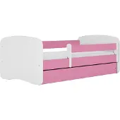 Kocot Kids Lastensänky laatikolla ilman patjaa Babydreams, 80x160 cm, pinkki