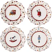 Villeroy & Boch Toy's Delight lautanen 4 osaa Valkoinen-punainen