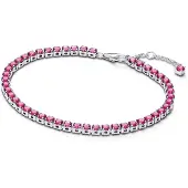 Pandora Timeless tennis rannekoru kimalteleva pinkki 591469C04-18