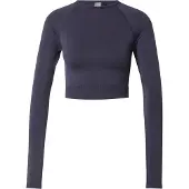 Only Play Onpjiji Seam Ls Top - Navy - M