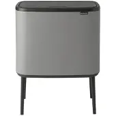 Brabantia Bo touch bin 36 litraa Mineral concrete grey