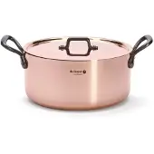 De Buyer Prima Matera Tradition 6342-28 copper stewpan 28 cm