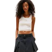 Tommy Hilfiger Tjw Crop Stripe Tank - Beige - L