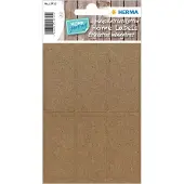 Herma 15755, Ruskea, Pyöristetty suorakulmio, Kiinteä, Universaali, Paperi, 6 kpl