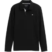 Tom Tailor Basic Polo With Contrast - Black - S