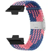CaseOnline Punottu kellon ranneke Huawei Watch Fit 3 - Blue powder