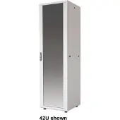 Intellinet 715416, Itseseisova teline, 42U, 600 kg, Näppäinlukko, Säädettävät jalat, 105,4 kg