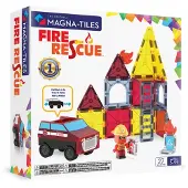 Magna-Tiles Palo- Ja Pelastusasema 27 Kpl Multi Multi-3 Years+ Punainen One Size 3+ Years Pojat, Tytöt