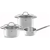 Fissler - San Francisco Kattilasarja 3 osaa + kannet