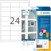 Herma 10794, Valkoinen, Suorakulmio, Kiinteä, A4, Universaali, Paperi